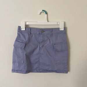 Target Purple Cargo Mini Skirt